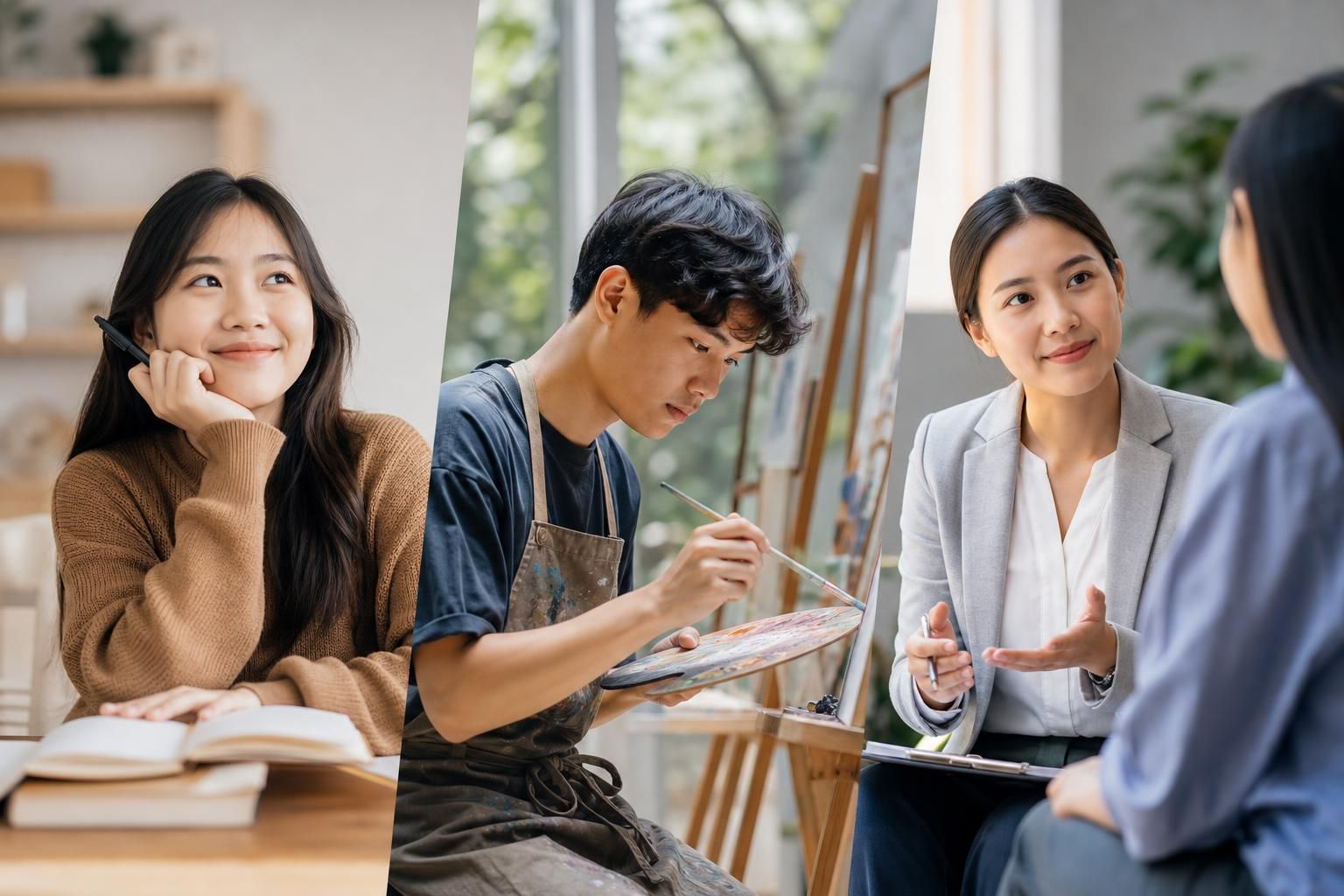 Perbedaan Minat Bakat dan Kepribadian - Section illustration