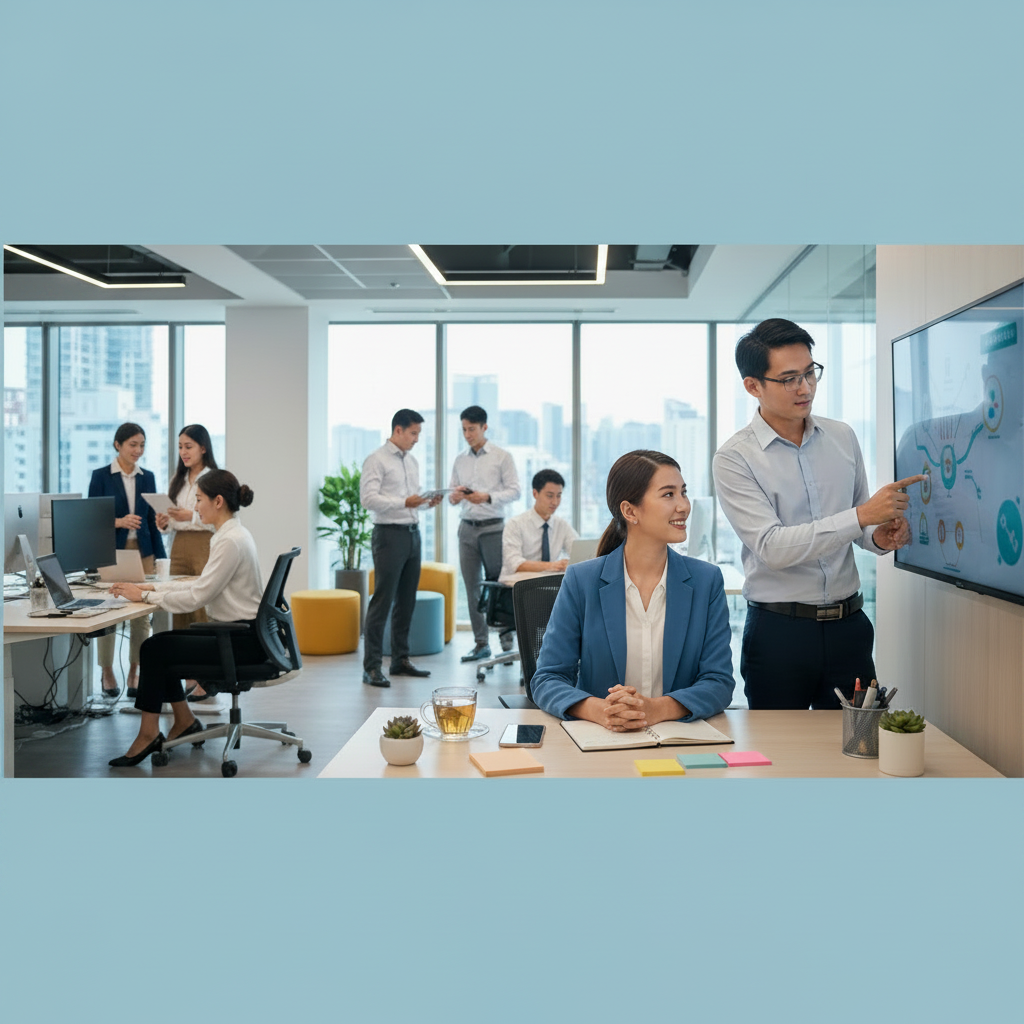 Cara Produktif di Kantor Tanpa Burnout bagi Staf Baru - Featured image