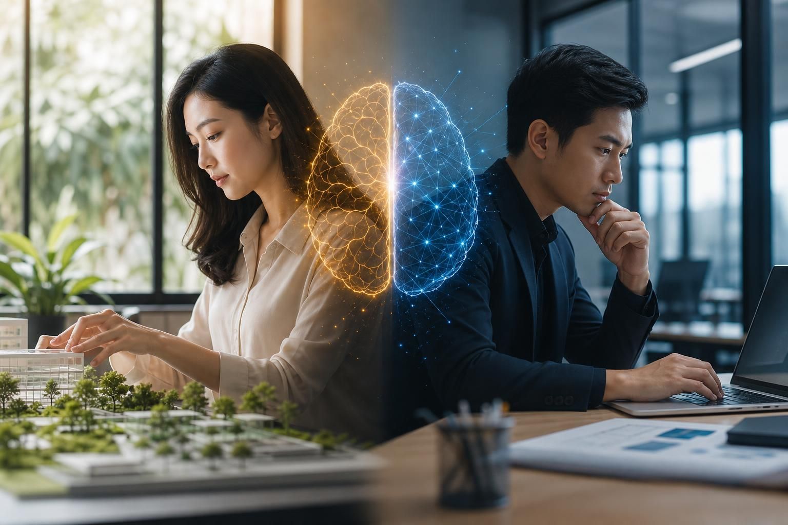 Perbedaan Mesin Kecerdasan STIFIn: Sensing vs Thinking - Section illustration