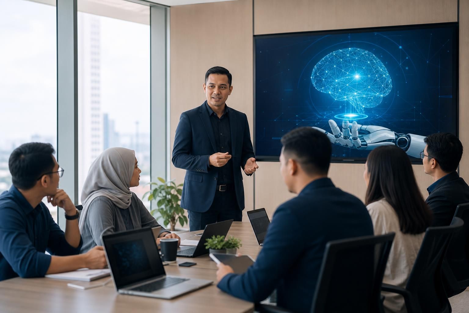 Daftar Program Pembinaan AI untuk Institusi Pendidikan - Section illustration