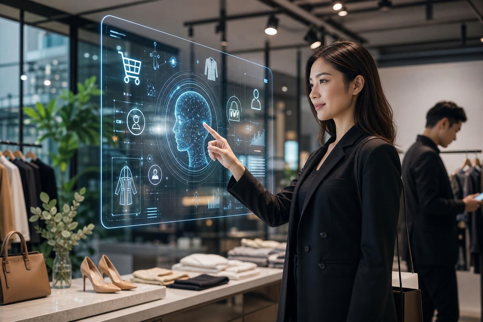 Cara Kerja AI dalam Bisnis Retail dan Jasa - Section illustration