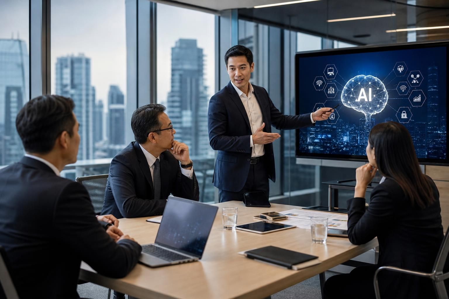Pelatihan AI untuk CEO dan Executive Jakarta - Section illustration