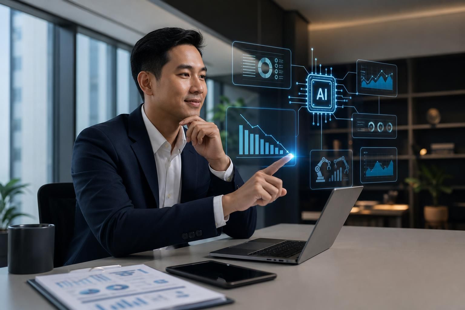Contoh Efisiensi Biaya Operasional dengan AI - Featured image