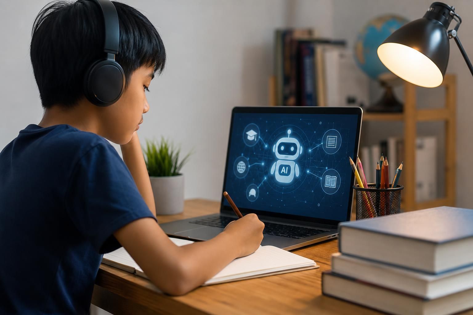 Cara Menggunakan AI untuk Belajar Efektif Siswa - Section illustration