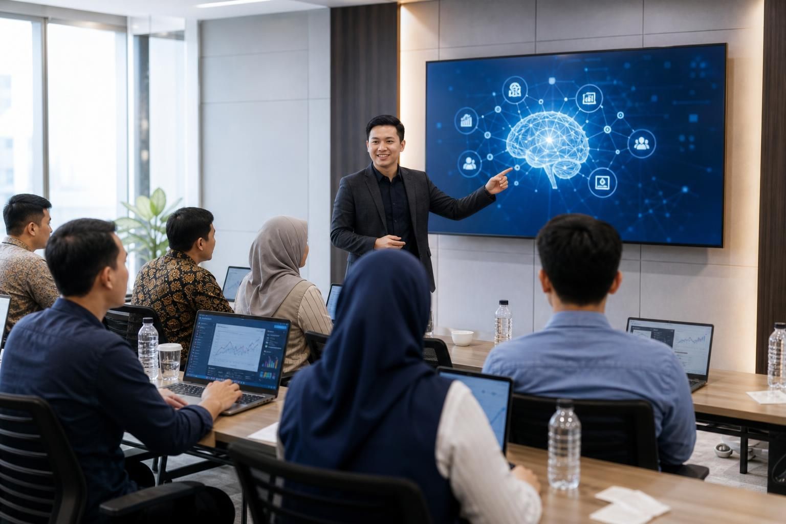 Pelatihan AI Cilacap untuk Bisnis & Tim - Section illustration