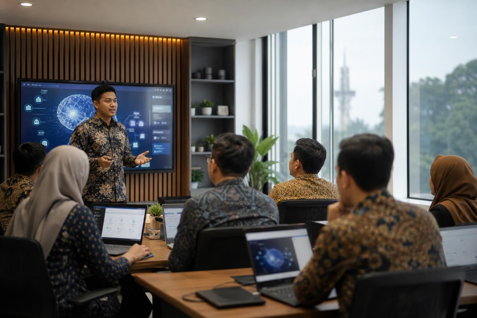 Pelatihan AI Cilacap untuk Bisnis & Tim - Section illustration