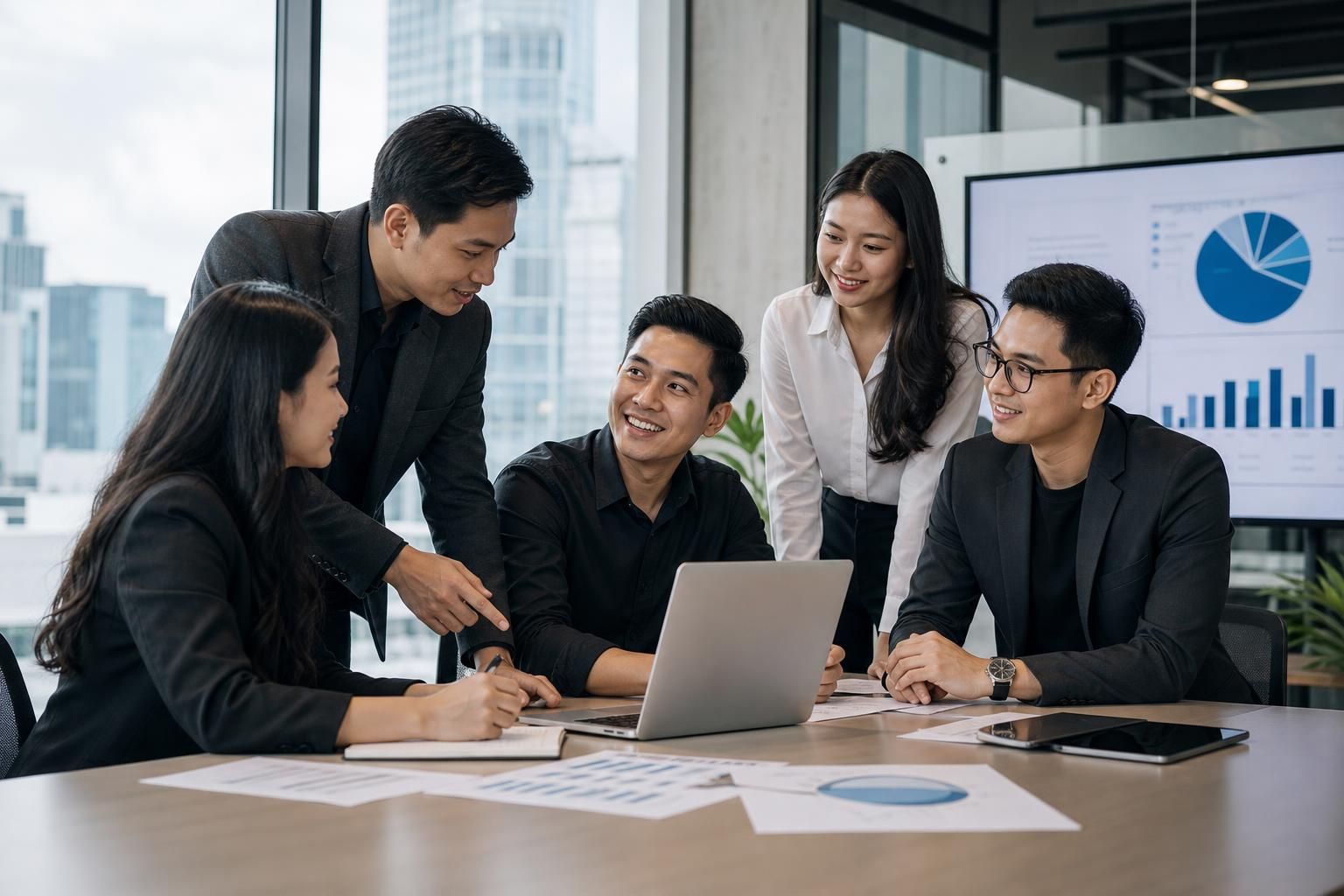 Pembentukan Tim Digital Marketing Perusahaan - Section illustration