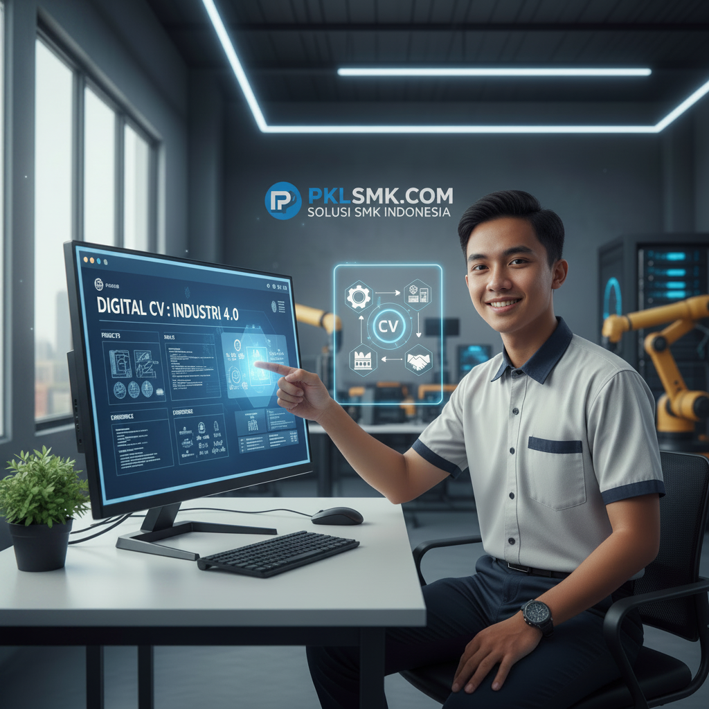 Manfaat PKL Berbasis Industri untuk Portofolio CV Digital SMK - Featured image