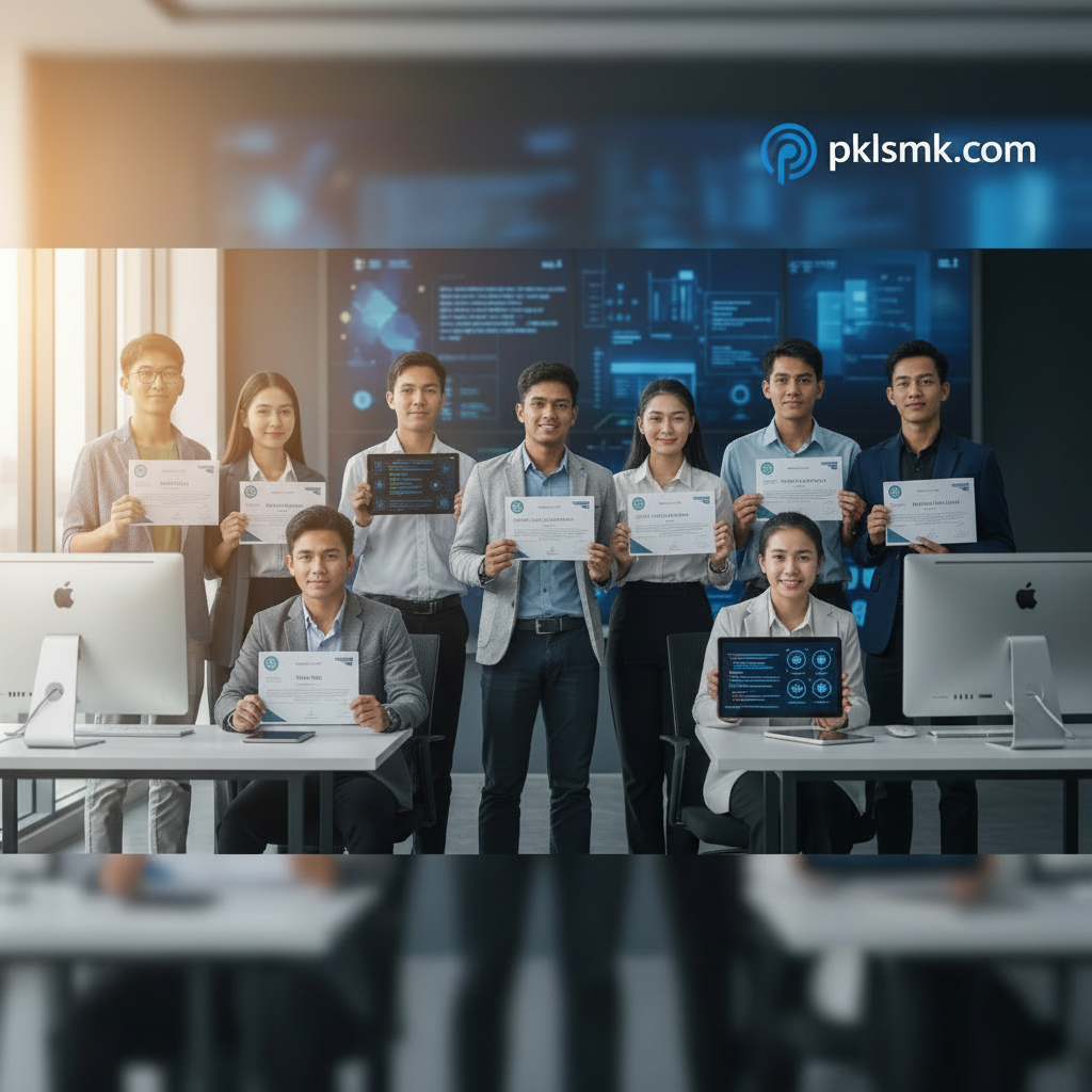 Talent Marketplace Lulusan SMK Digital Bersertifikat Resmi - Section illustration
