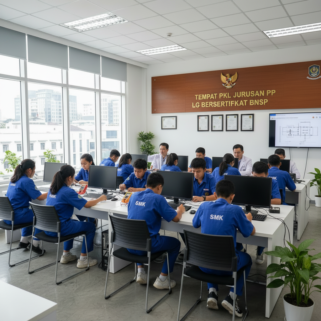 Tempat PKL Jurusan PPLG Bersertifikat BNSP & Proyek Nyata - Featured image