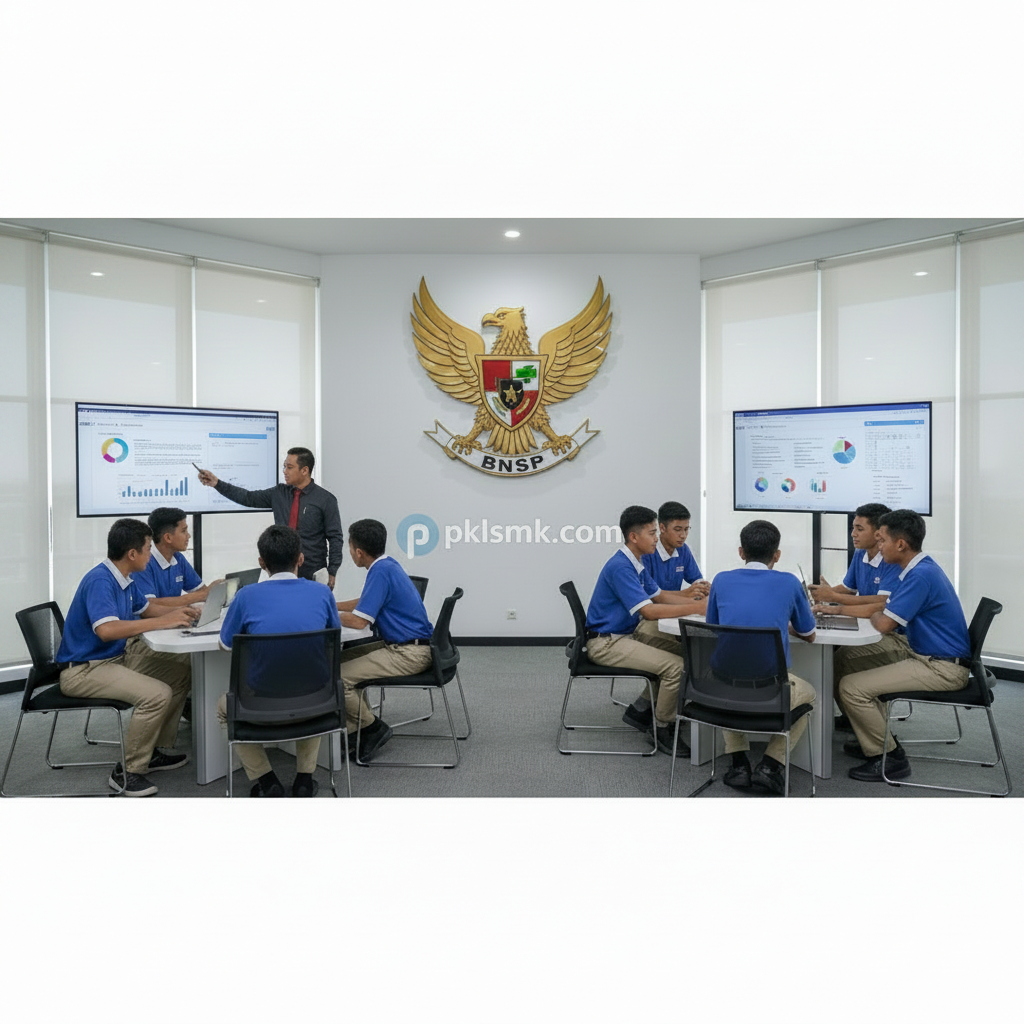 Tempat PKL Jurusan PPLG Bersertifikat BNSP - Pklsmk.com - Section illustration