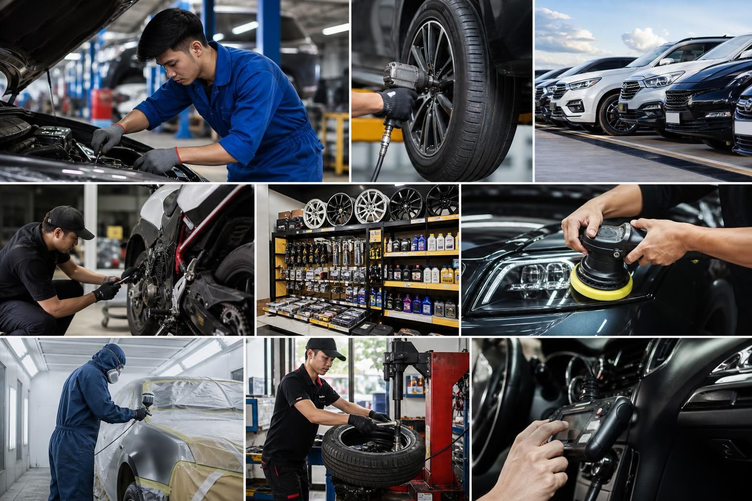 10 Peluang Usaha Bidang Otomotif - Section illustration