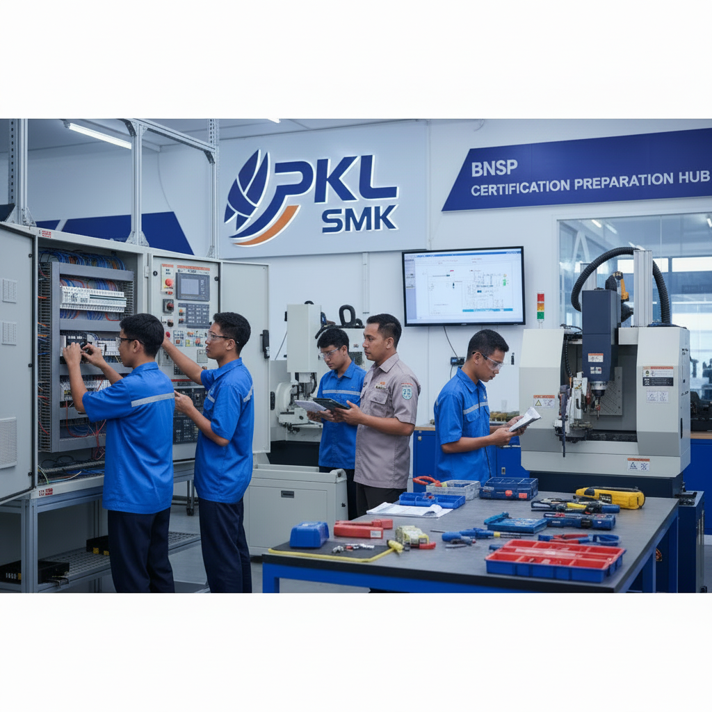 Tempat PKL SMK yang Bisa Persiapan Uji Kompetensi BNSP - Section illustration