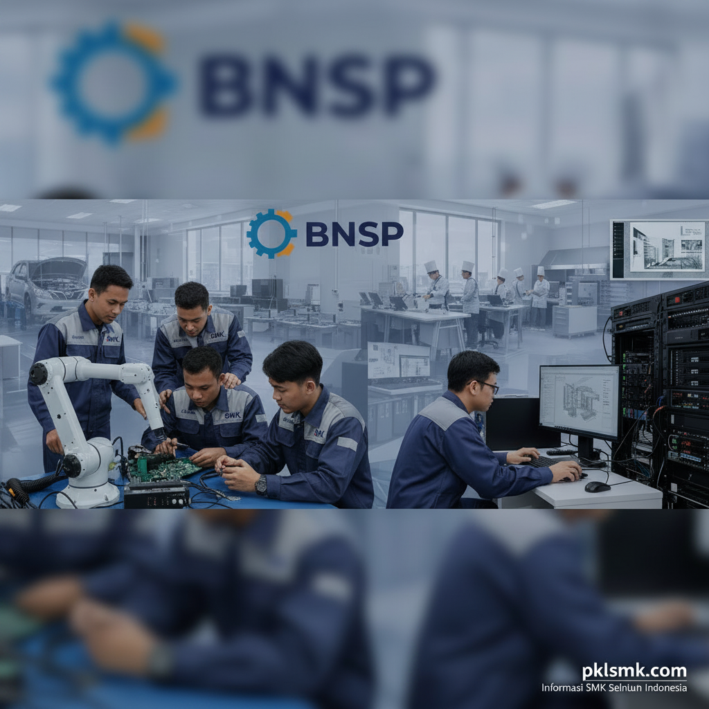 Tempat PKL SMK yang Bisa Persiapan Uji Kompetensi BNSP - Section illustration