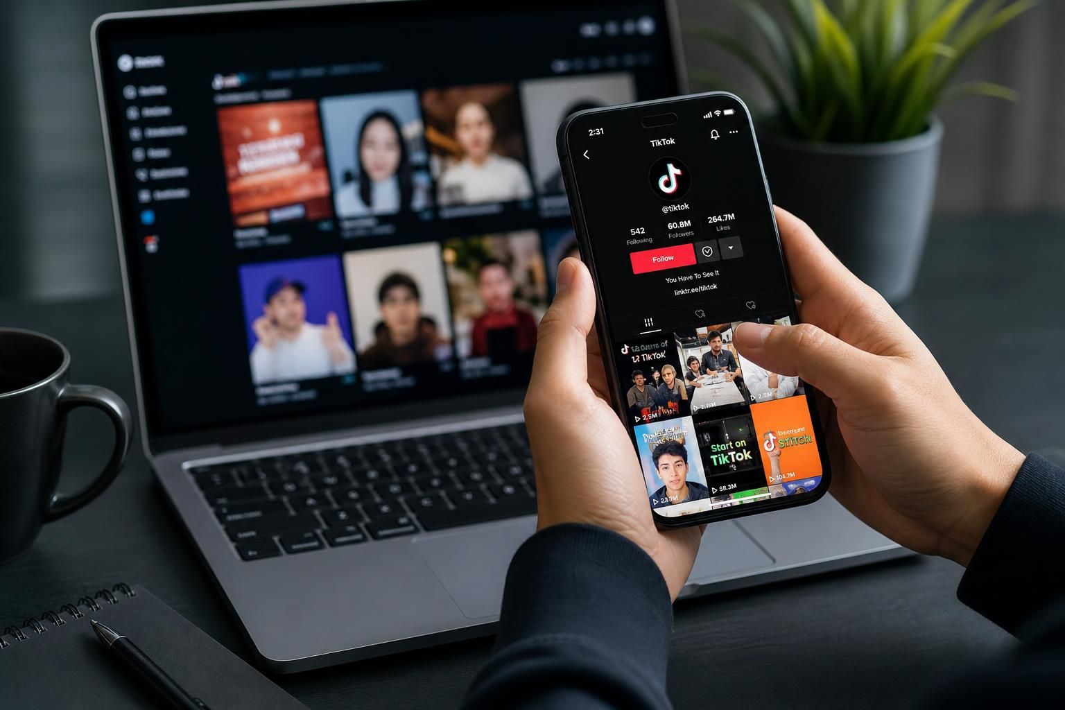 Cara Arsipkan Postingan TikTok untuk CTR - Section illustration